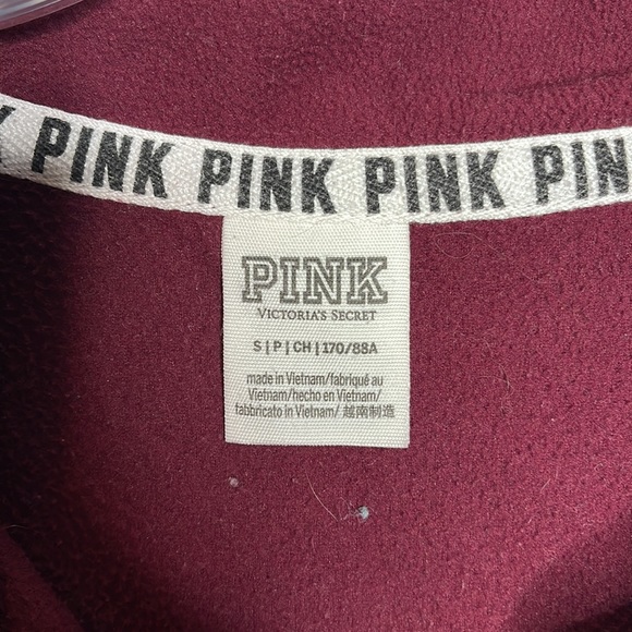 PINK Victoria’s Secret 1/2 Zip Pullover Sz Small! - Picture 4 of 7